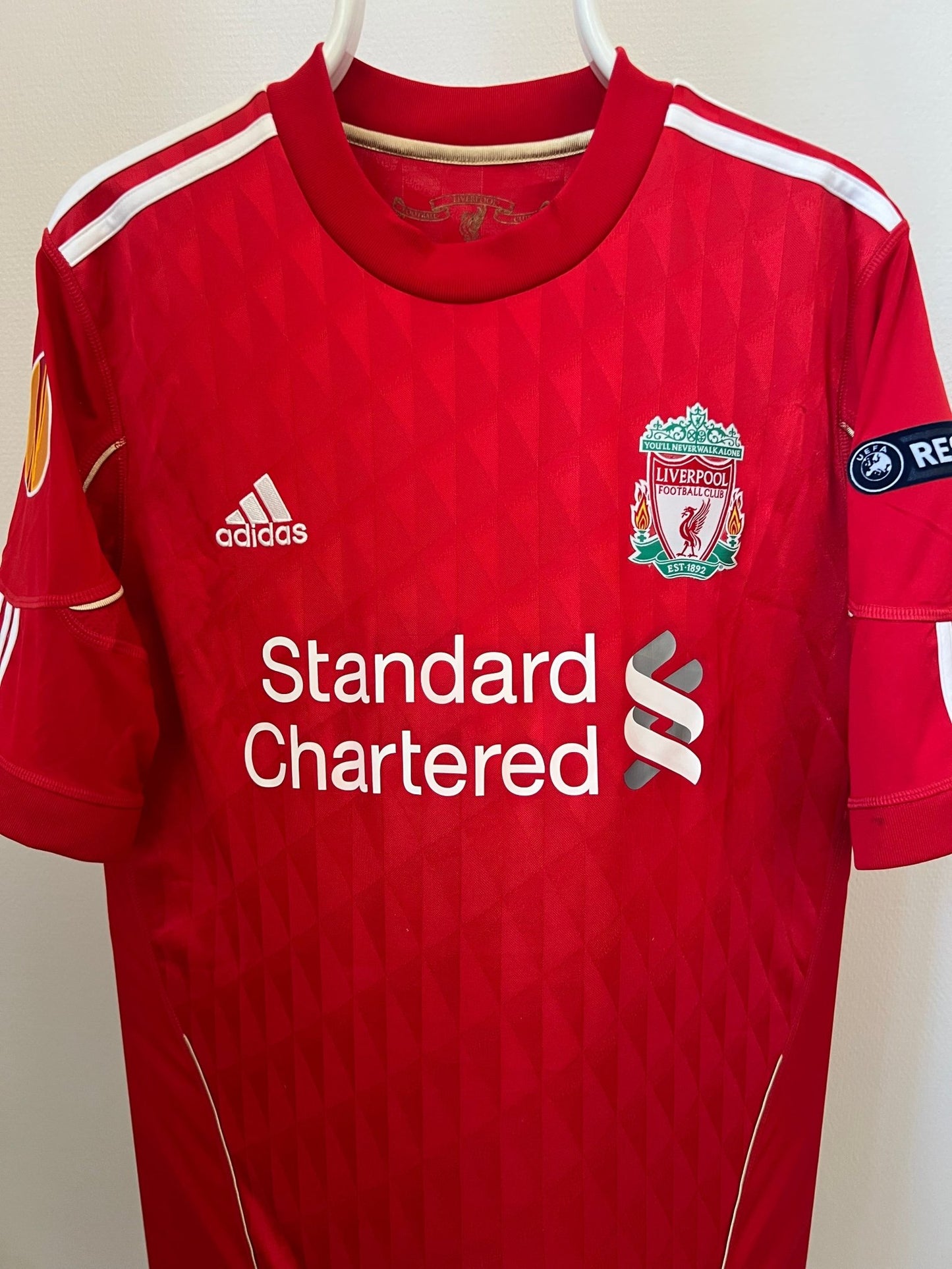 Daniel Agger - Liverpool 2010/2012. Str Medium fodboldtrøje Wegoshirts