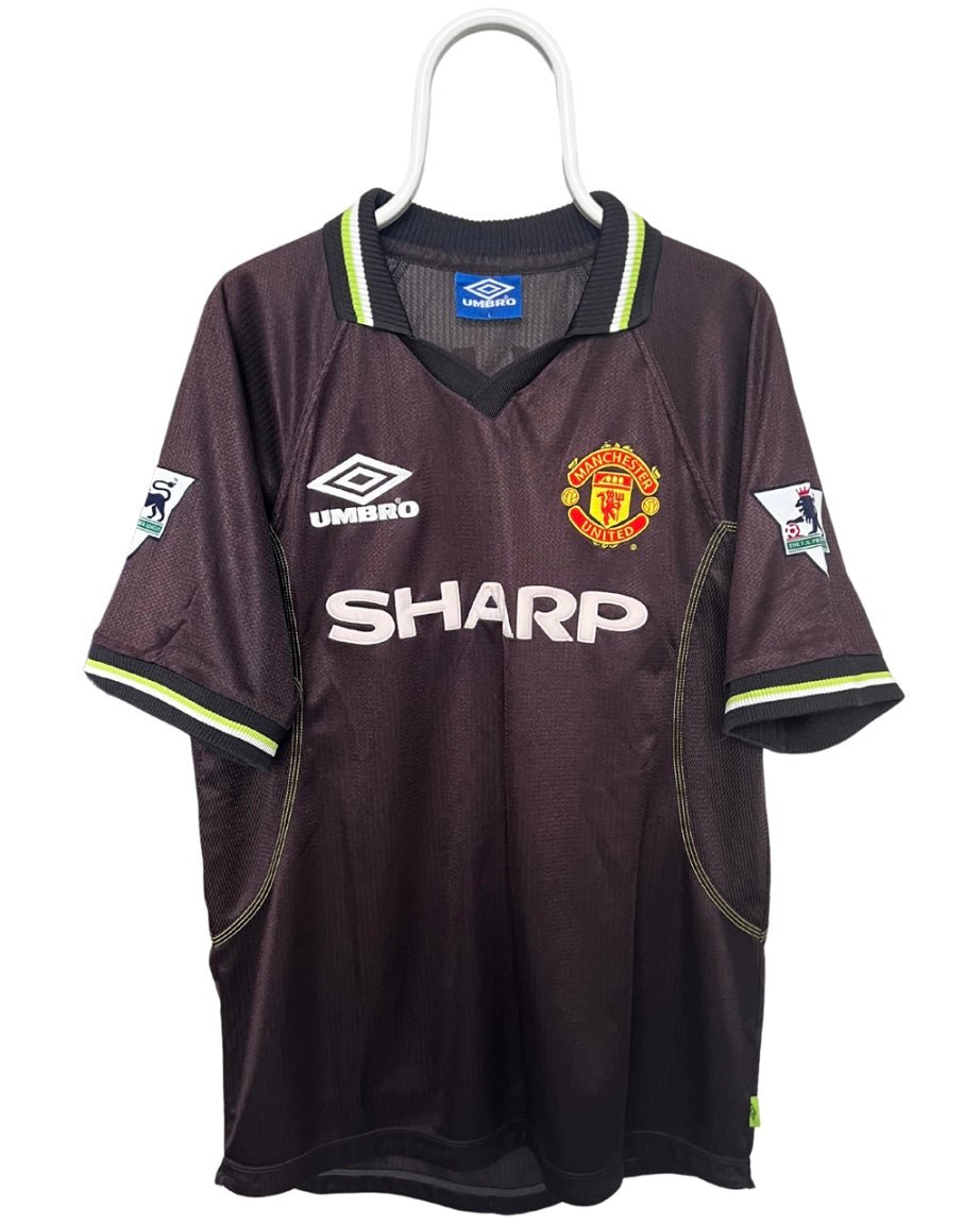 David Beckham - Manchester United 1998/1999. Str Large fodboldtrøje Wegoshirts