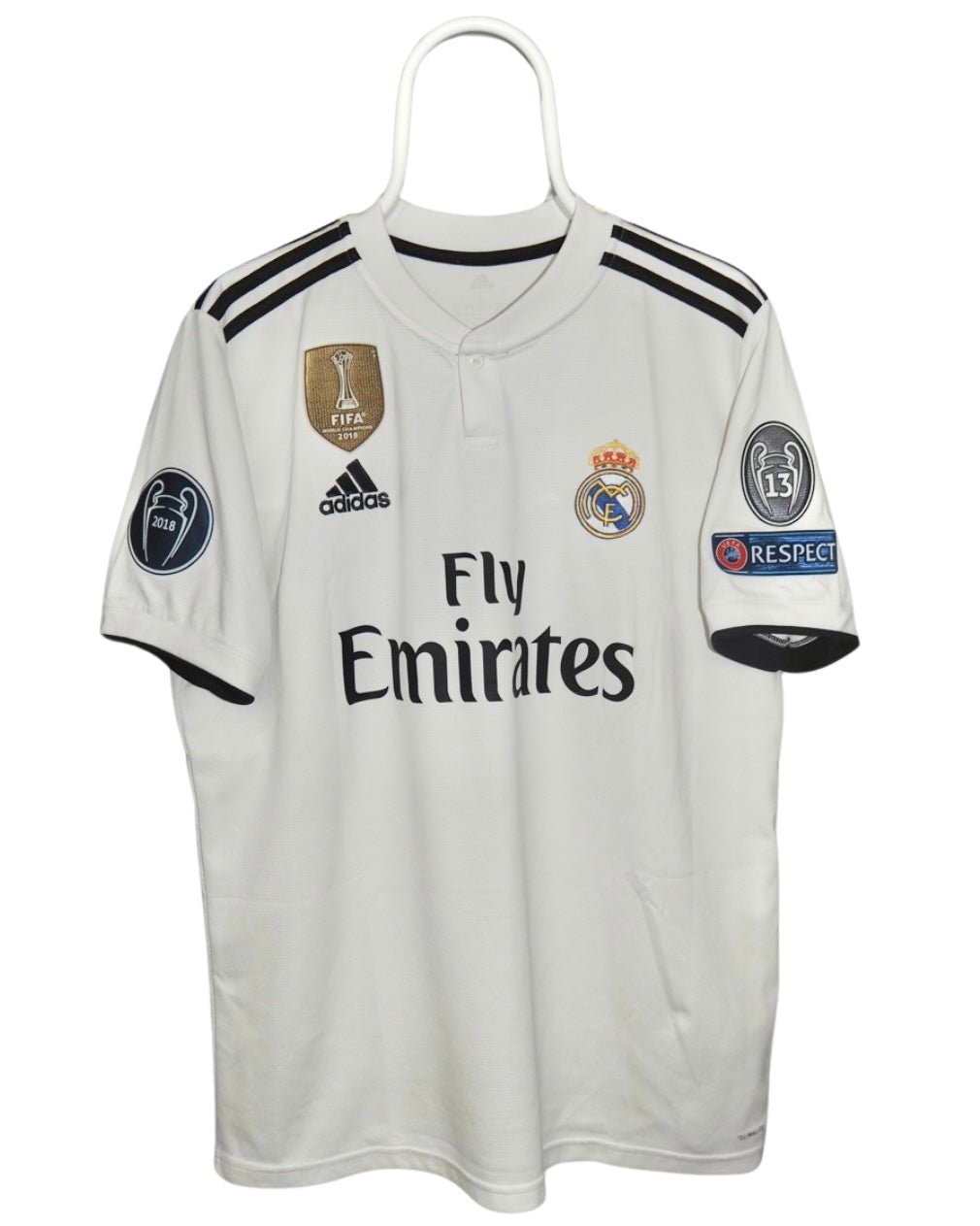 Modric - Real Madrid 2018/2019. Str Large fodboldtrøje Wegoshirts