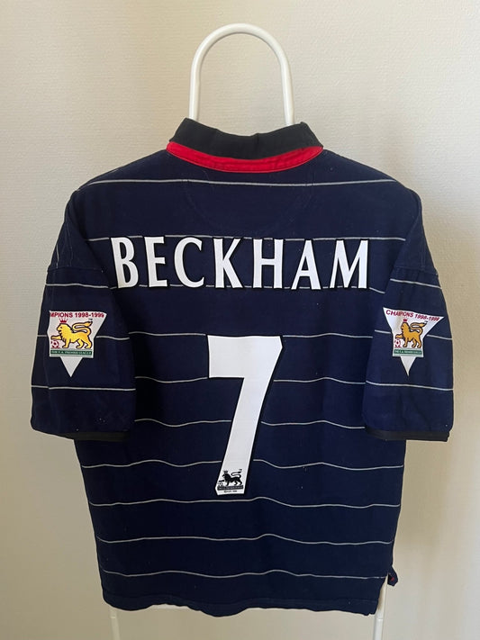 Beckham - Manchester United 1999/2000. Str Medium fodboldtrøje Wegoshirts