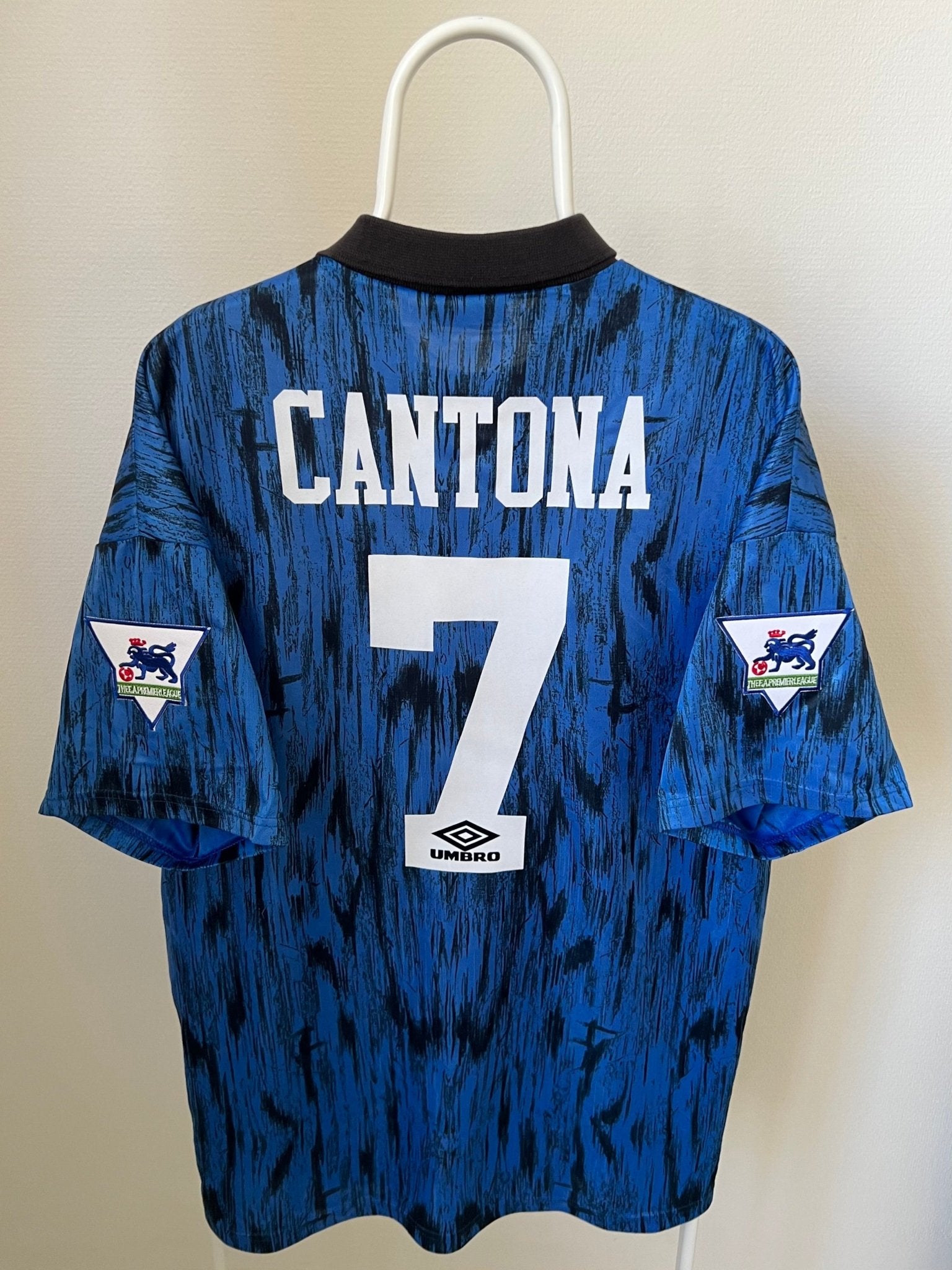 Cantona - Manchester United 1992/1993. Str XL fodboldtrøje Wegoshirts