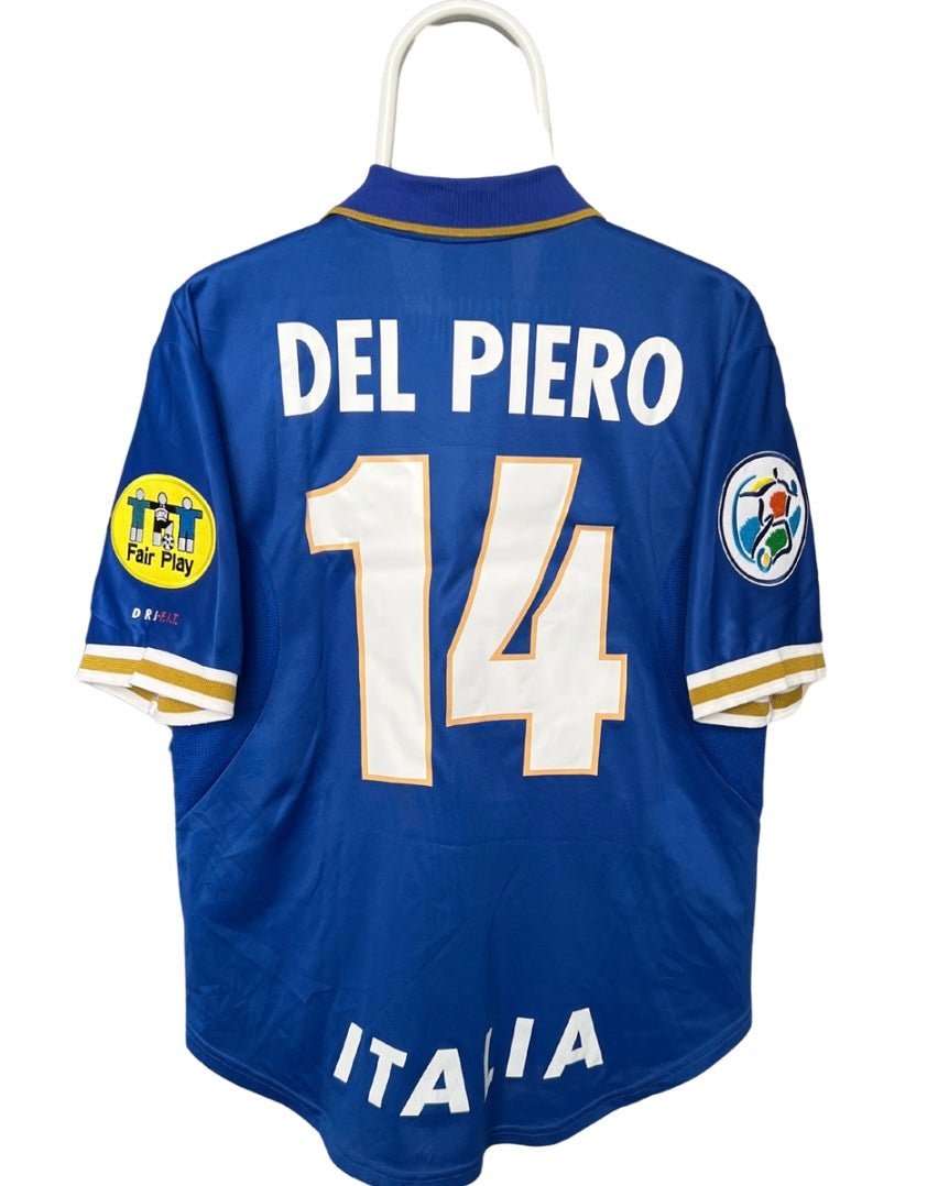 Del Piero - Italien 1996. Str Medium fodboldtrøje Wegoshirts