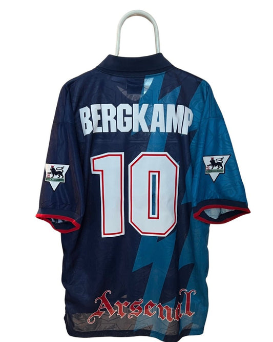 Dennis Bergkamp - Arsenal 1995/1996. Str XL fodboldtrøje Wegoshirts