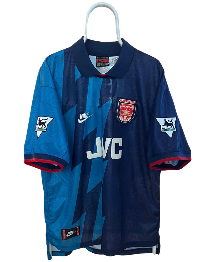 Dennis Bergkamp - Arsenal 1995/1996. Str XL fodboldtrøje Wegoshirts