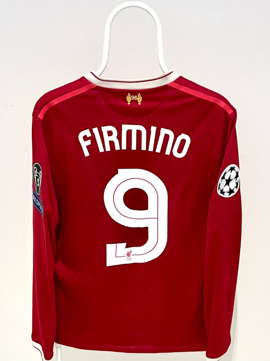 Firmino - Liverpool 2017/2018. Str Large fodboldtrøje Wegoshirts