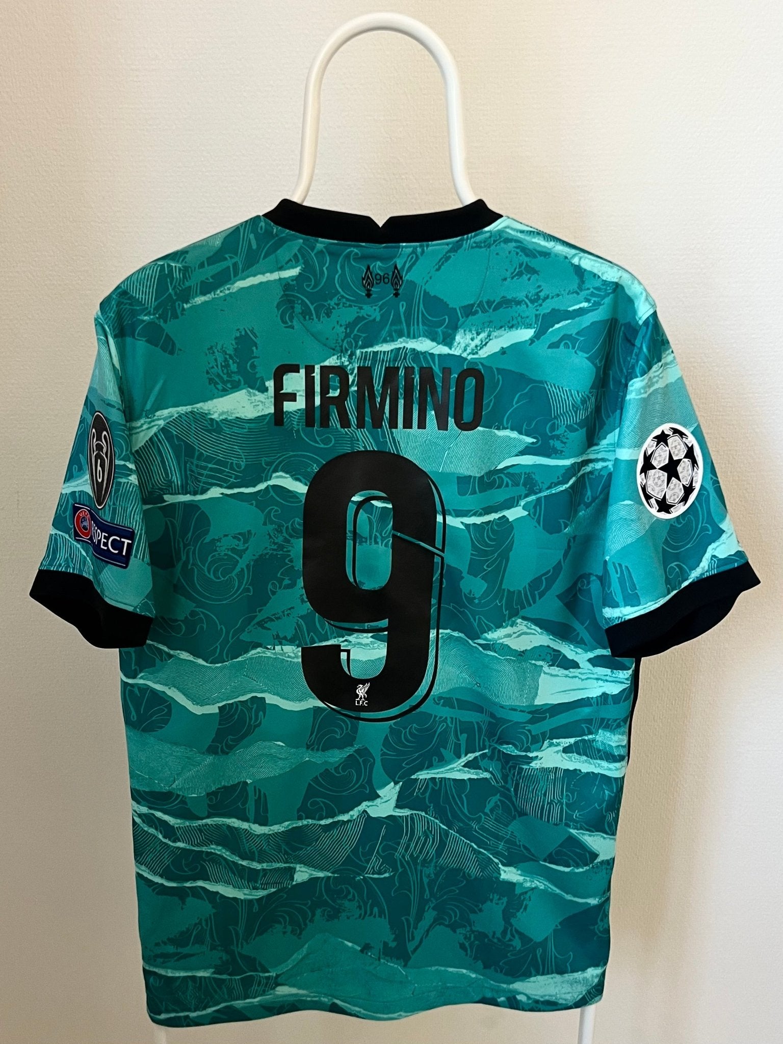 Firmino - Liverpool 2020/2021. Str Medium fodboldtrøje Wegoshirts