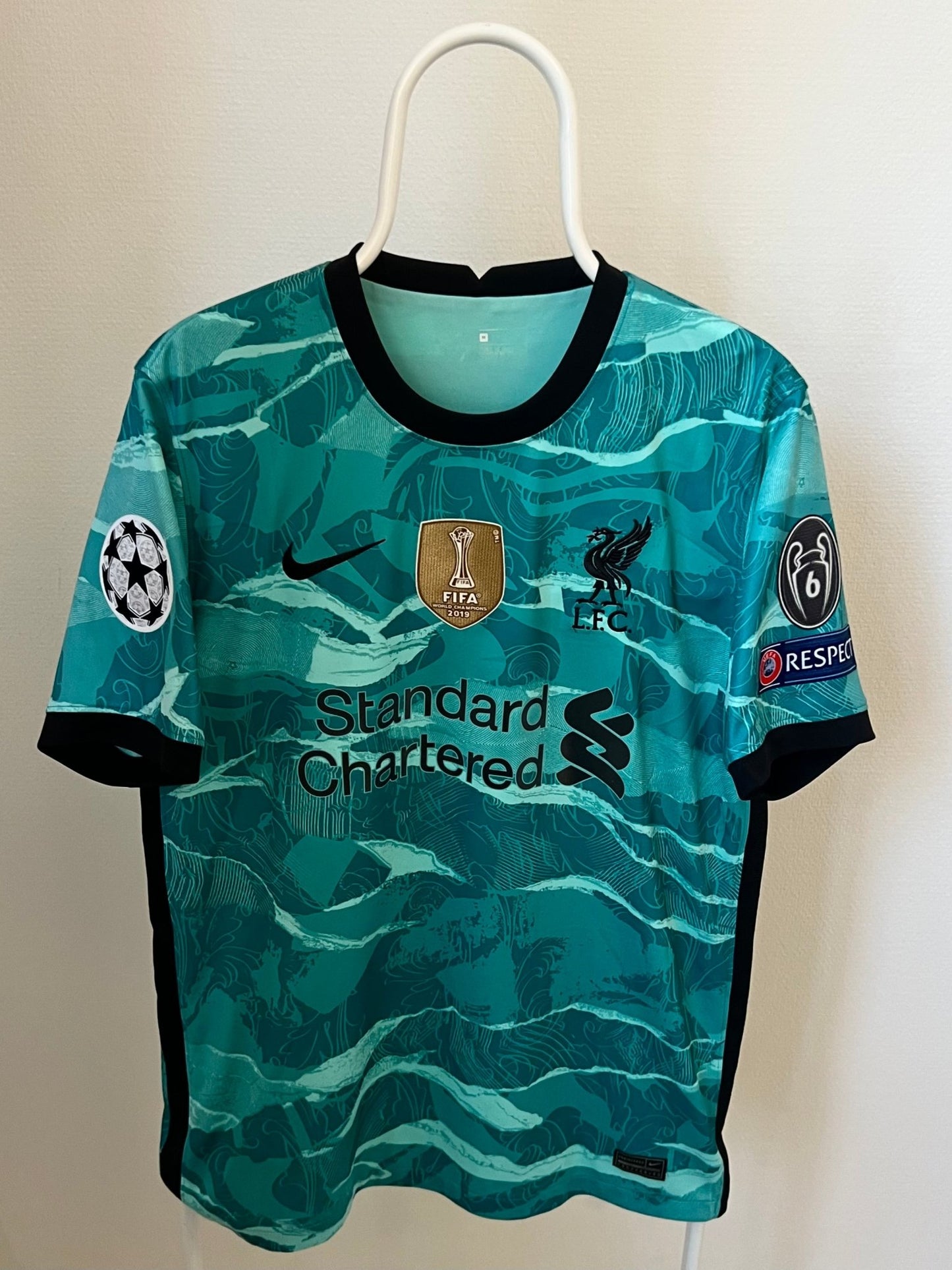 Firmino - Liverpool 2020/2021. Str Medium fodboldtrøje Wegoshirts