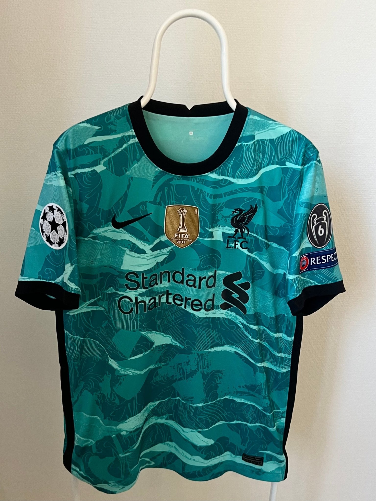 Firmino - Liverpool 2020/2021. Str Medium fodboldtrøje Wegoshirts