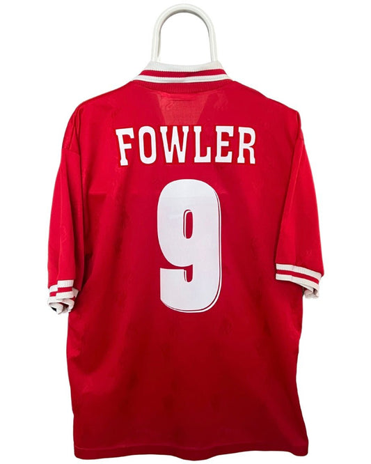 Fowler - Liverpool 1996/1997. Str Large fodboldtrøje Wegoshirts