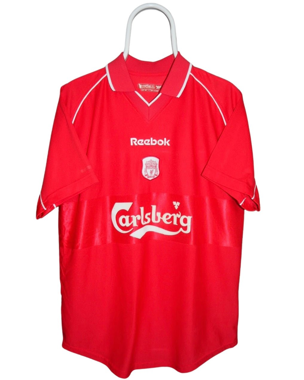 Gerrard - Liverpool 2000/2001. Str Large fodboldtrøje Wegoshirts