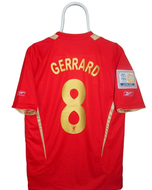 Gerrard - Liverpool 2006 club world cup. Str Medium fodboldtrøje Wegoshirts