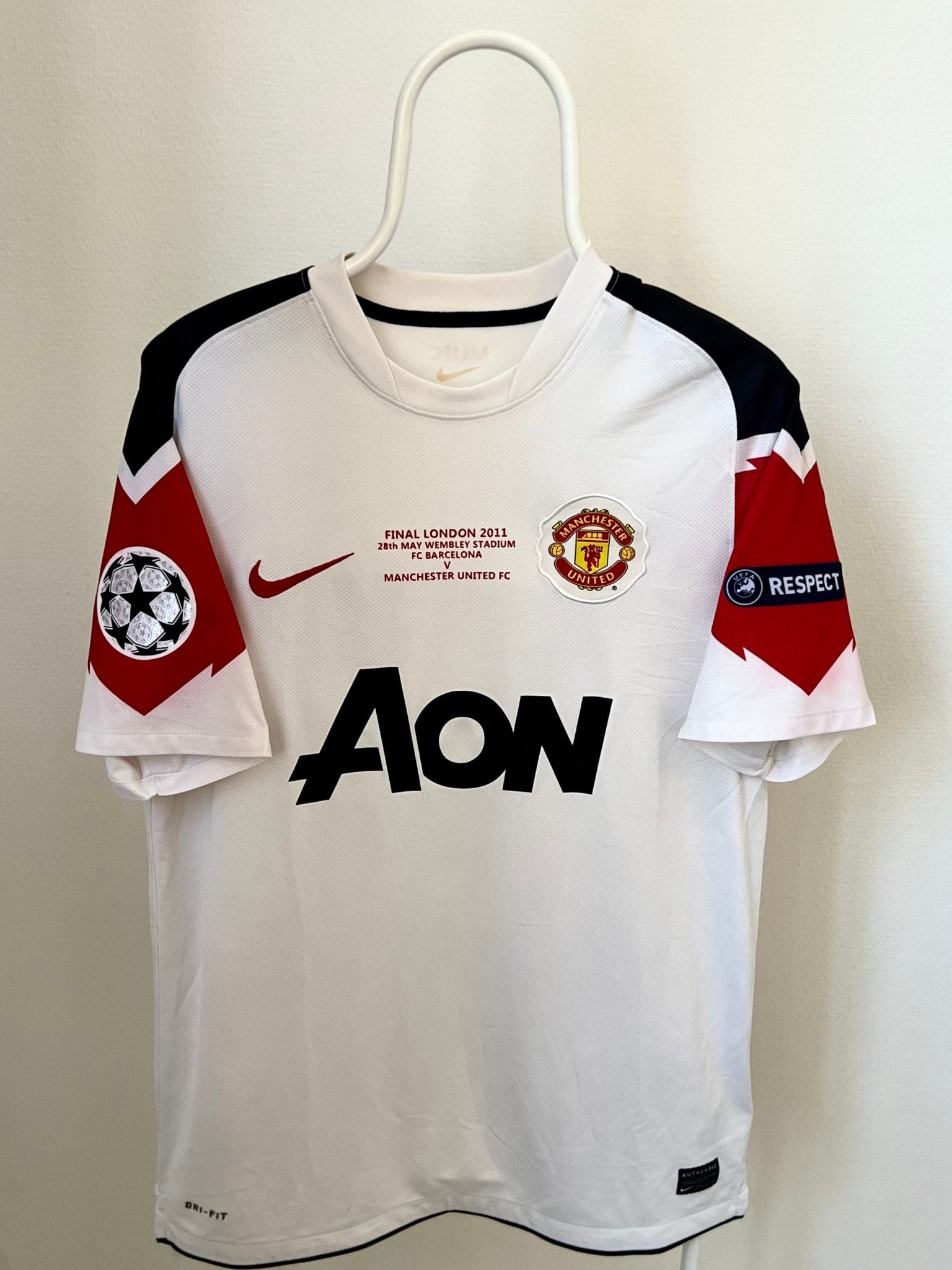 Giggs - Manchester United 2010/2011 CL Finale. Str Medium fodboldtrøje Wegoshirts