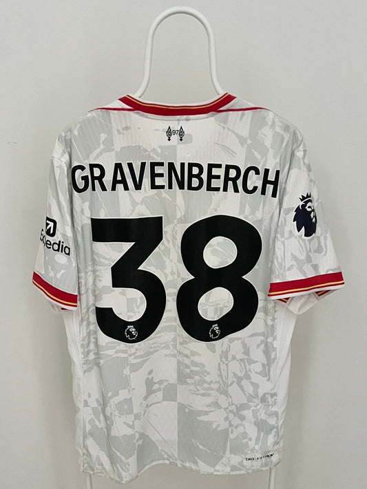 Gravenberch - Liverpool 2024/2025 Player edition. Str Large fodboldtrøje Wegoshirts