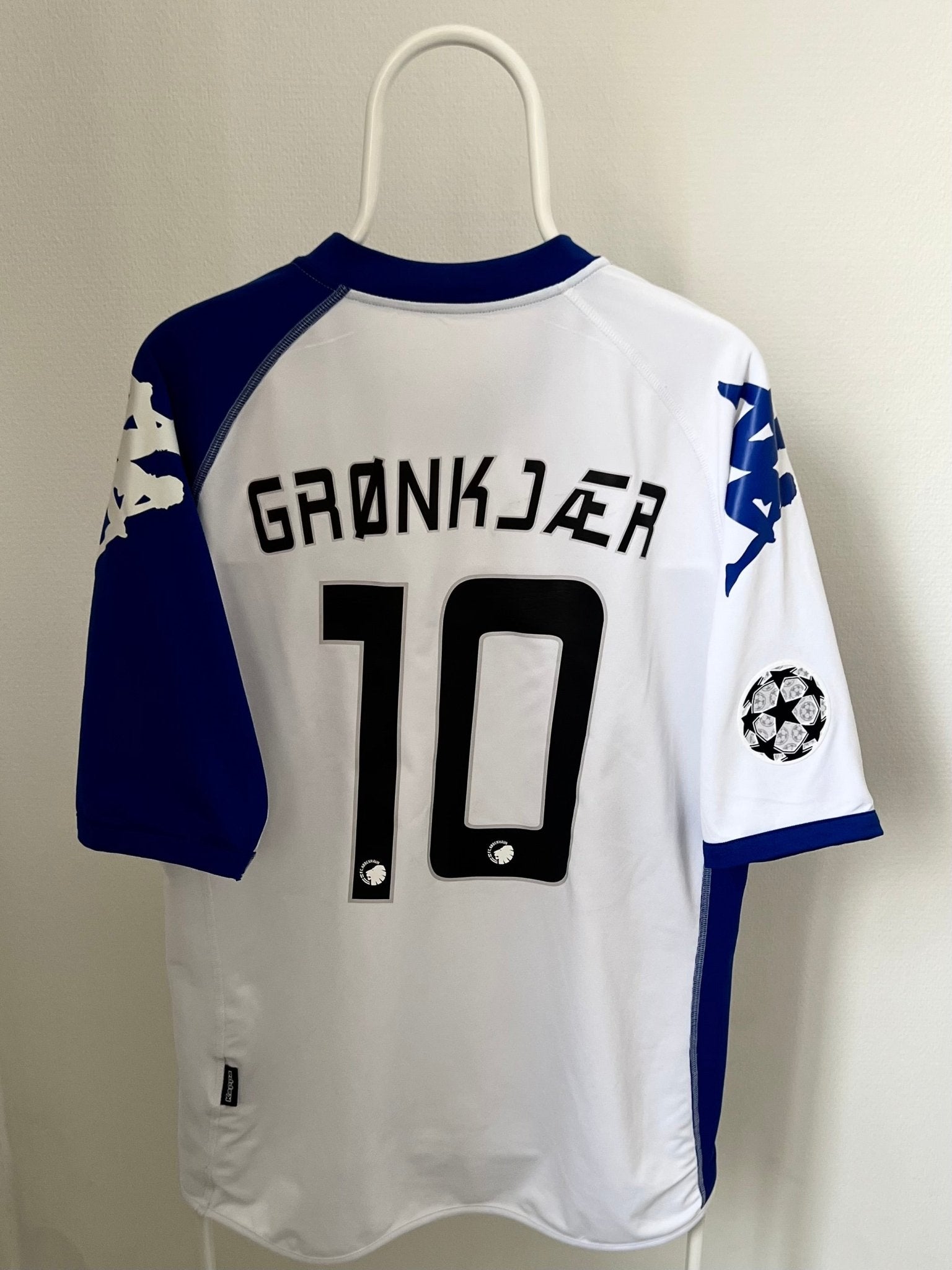 Grønkjær - FC København 2010/2011 Europatrøje. Str XL fodboldtrøje Wegoshirts