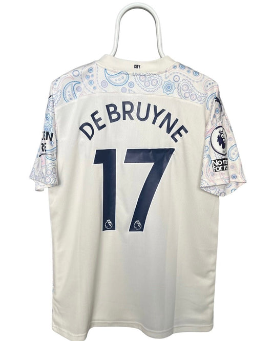 Kevin De Bruyne - Manchester City 20/21. Str Large fodboldtrøje Wegoshirts
