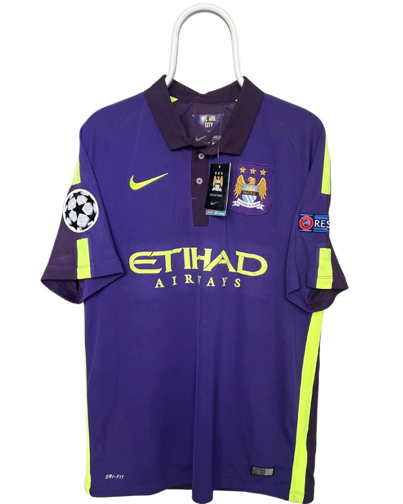 Kun Aguero - Manchester City 2014/2015. Str Large fodboldtrøje Wegoshirts