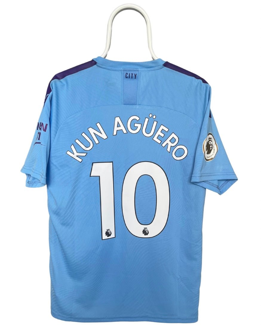 Kun Aguero - Manchester City 2019/2020. Str L fodboldtrøje Wegoshirts
