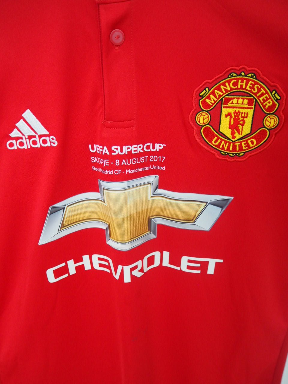 Lukaku - Manchester United 2016/2017 Super cup. Str Medium fodboldtrøje Wegoshirts