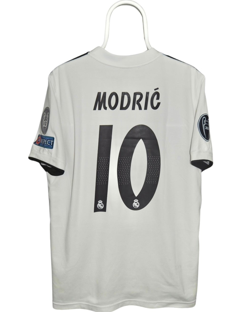 Modric - Real Madrid 2018/2019. Str Large fodboldtrøje Wegoshirts