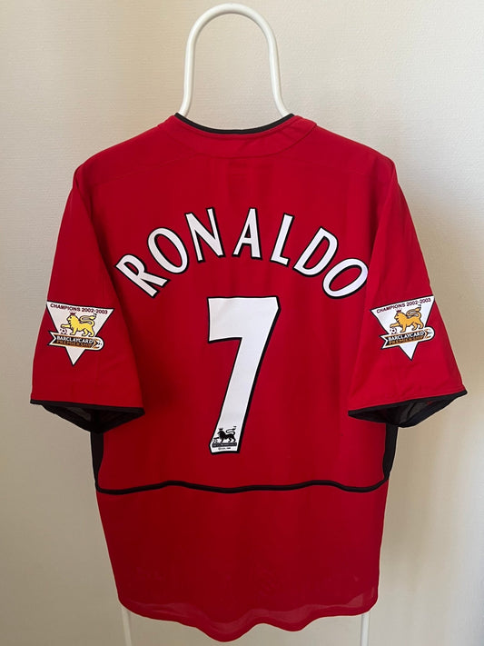 Ronaldo - Manchester United 2003/2004. Str Large fodboldtrøje Wegoshirts