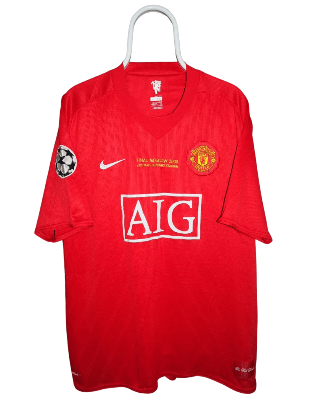 Ronaldo - Manchester United 2007/2008 finaletryk. Str XXL fodboldtrøje Wegoshirts