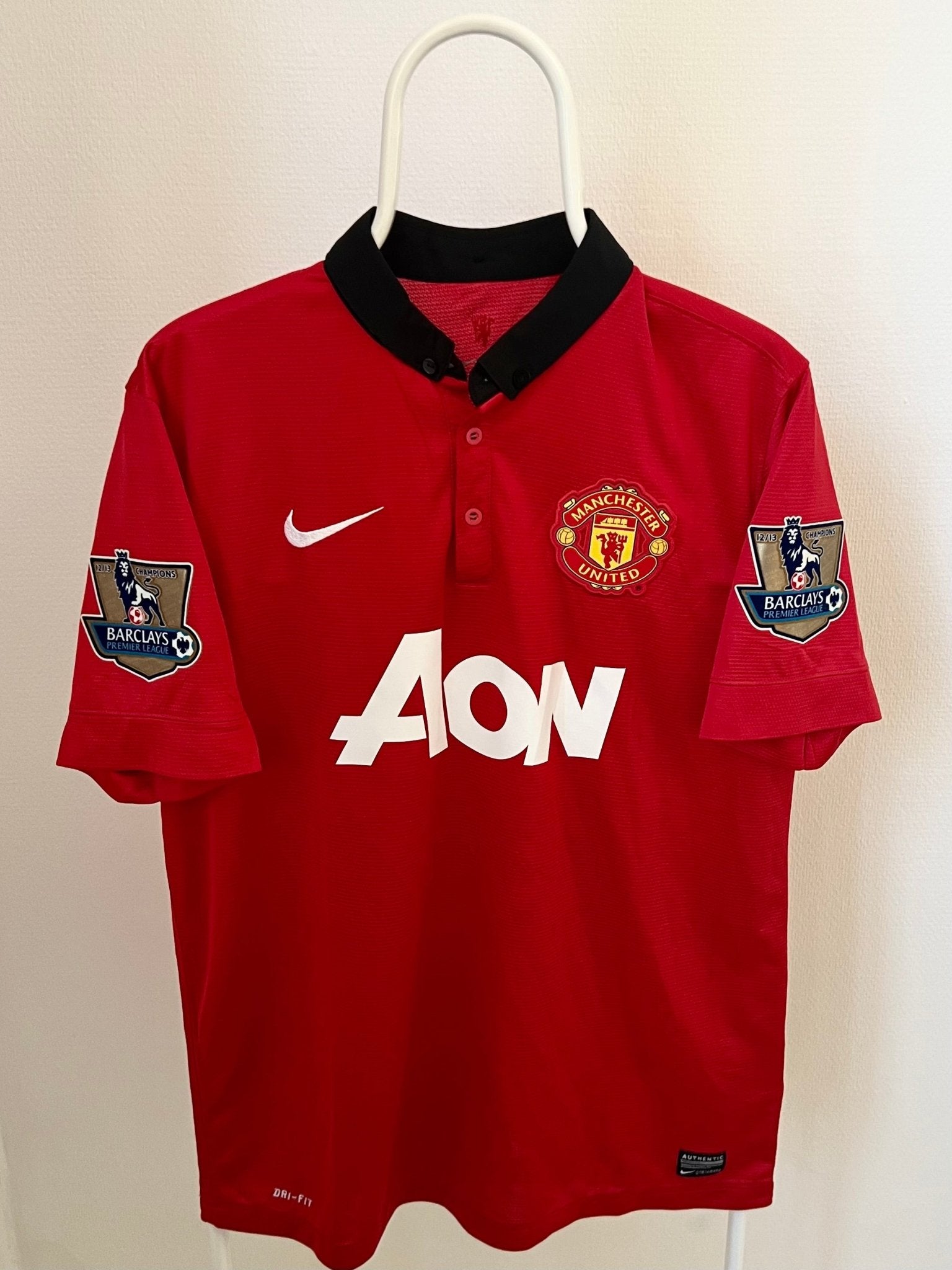 Ryan Giggs - Manchester United 2013/2014. Str Large fodboldtrøje Wegoshirts
