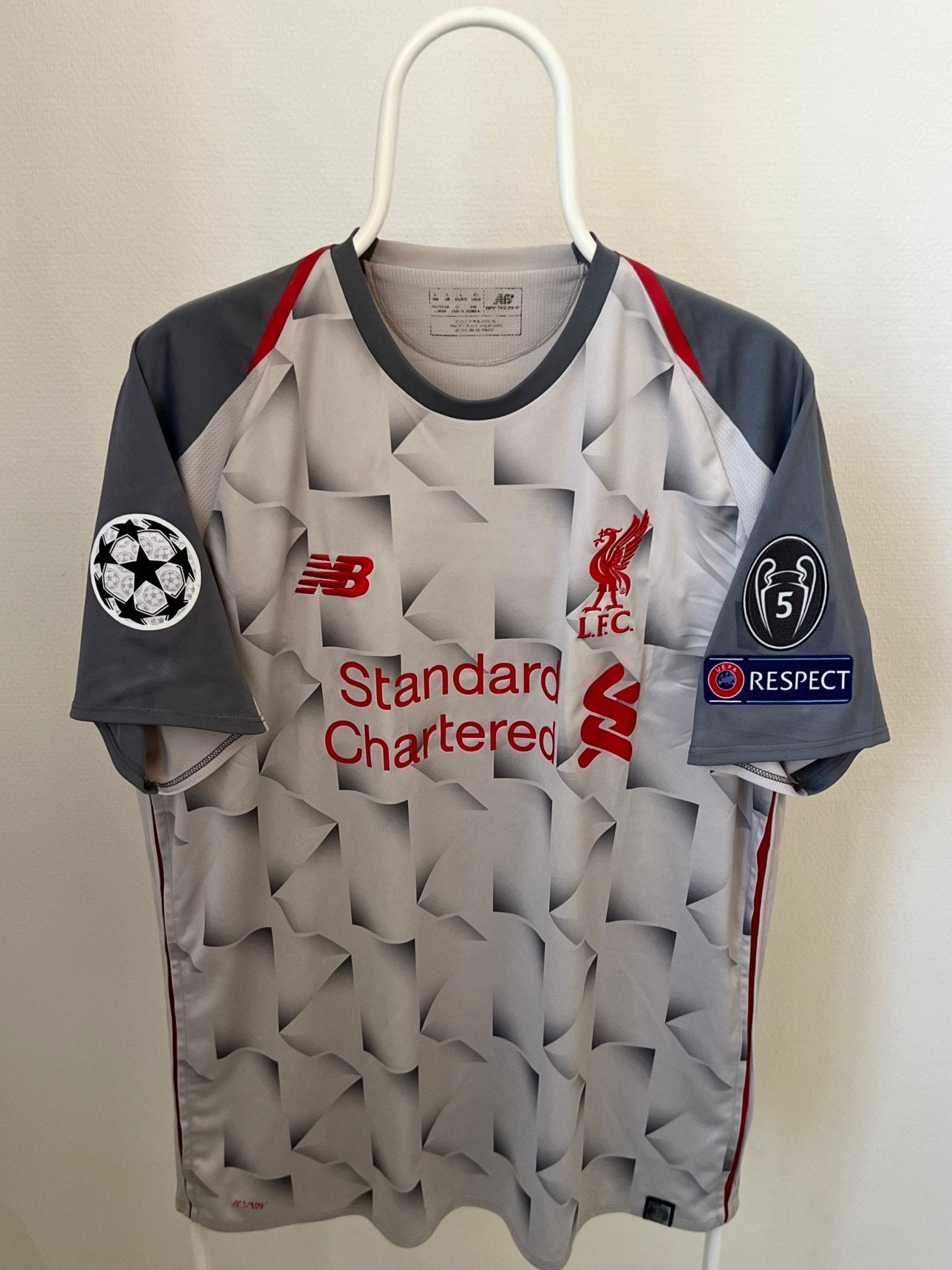 Sadio Mané - Liverpool 2018/2019. Str Large fodboldtrøje Wegoshirts