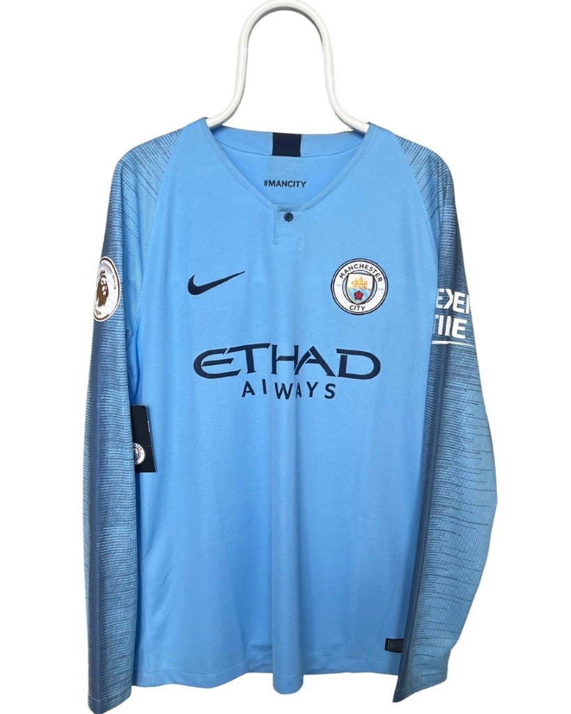 Sergio Aguero - Manchester city 2018/2019. Str Large fodboldtrøje Wegoshirts
