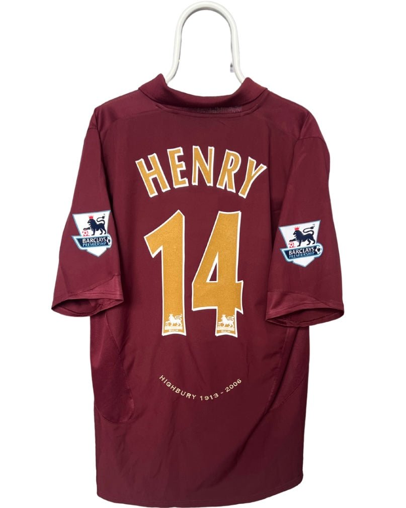 Thierry Henry - Arsenal 2005/2006. Str XL fodboldtrøje Wegoshirts