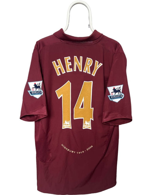 Thierry Henry - Arsenal 2005/2006. Str XL fodboldtrøje Wegoshirts