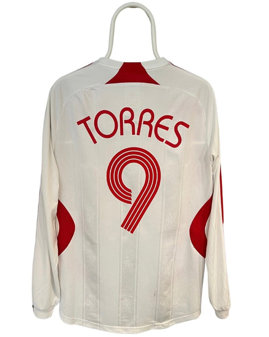 Torres - Liverpool 2007/2008. Str Medium fodboldtrøje Wegoshirts